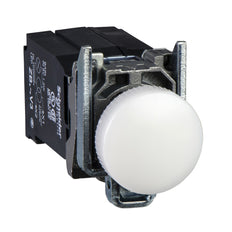 Schneider Electric XB4 LED Luz Piloto 440V AC Blanca - XB4BV8B1