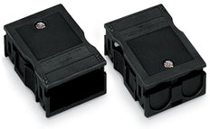 WAGO Carcasa De Alivio De Tensión De 3 Polos Para Cables Dobles Negra - 770-503 [2 Piezas]