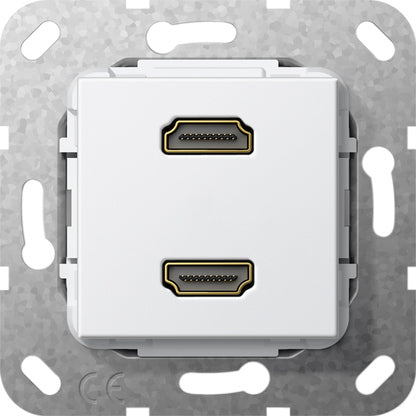 Gira Dual Hdmi Breakout Cable Elemento Base Blanco - 567203