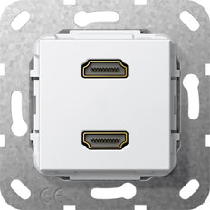 Gira Dual Hdmi Breakout Cable Elemento Base Blanco - 567203