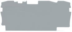 WAGO TopJob S Fin Y Placa Intermedia 1mm Gris - 2004-1391 [20 Piezas]