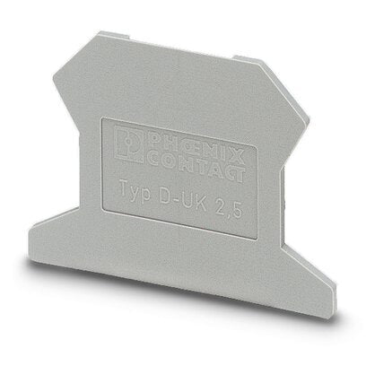 Phoenix Contact D-UK 2.5 Bloque De Terminal Tapa Gris - 3001022 [10 Piezas]