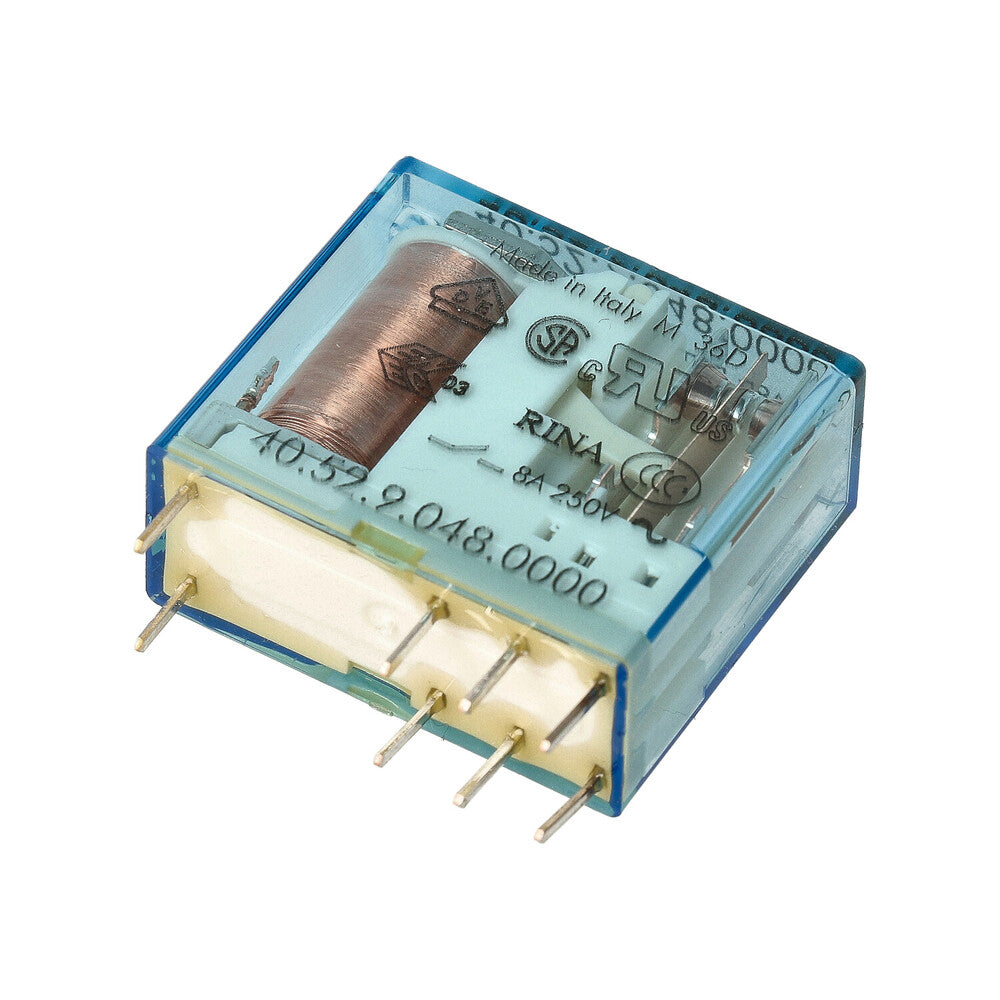 Finder 40.52 Relé PCB 48VDC 8A Dual CO AgNi - 40.52.9.048.0000