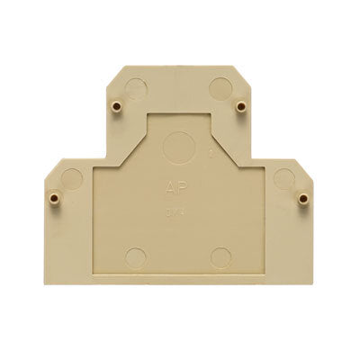 Weidmuller DK4 Bloque De Terminal Placa Final Beige - 0359260000 [5 Piezas]