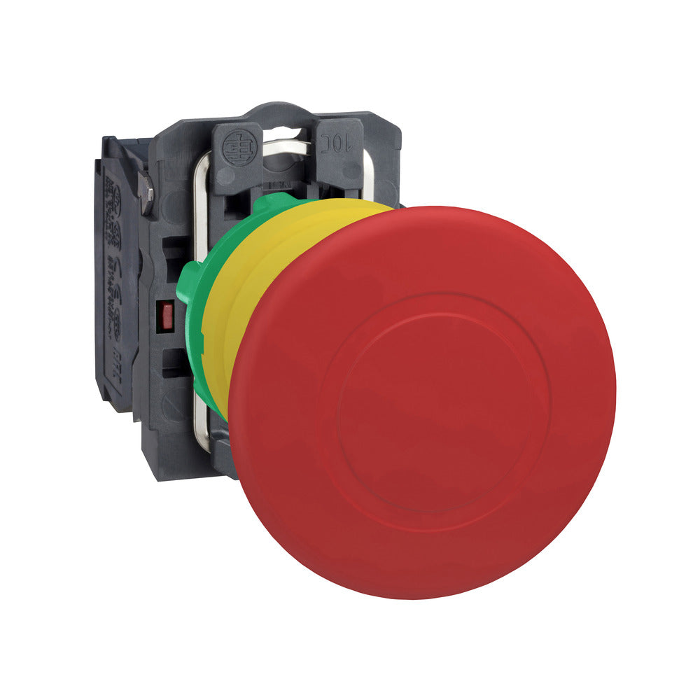 Schneider 40Mm Botón De Parada De Emergencia Pulsar Tirar - Xb5At842