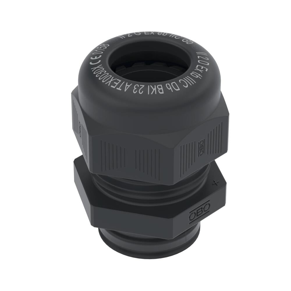 Conector De Cable A Prueba De Explosión M25 IP68 Poliamida Negra - 2050331 [2 Piezas]