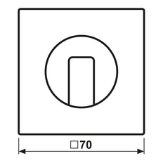 Jung LS990 Gris Claro Tapa Rotativa - LS1941LG