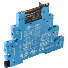 Finder 38.51 Relé De Interfaz 6A 24VDC Con LED - 38.51.7.024.0050