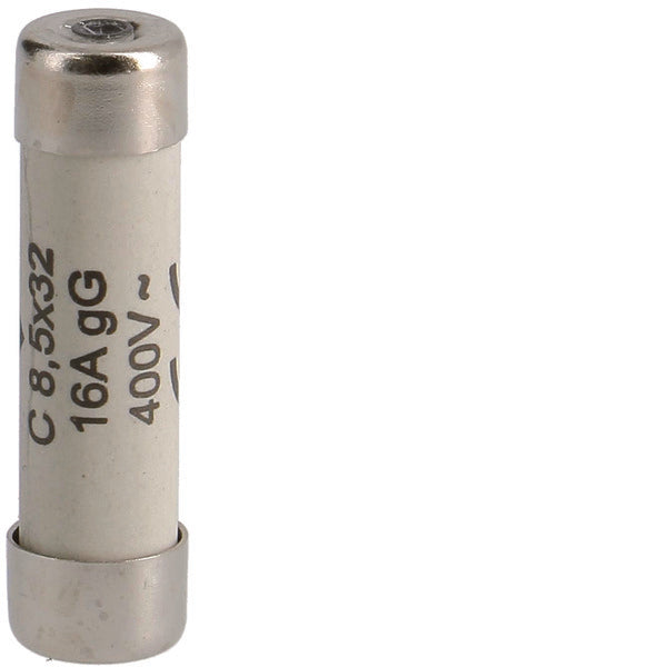 Fusible Cilíndrico Hager 16A 400V AC 8.5x32mm - L8532C16 [10 Piezas]