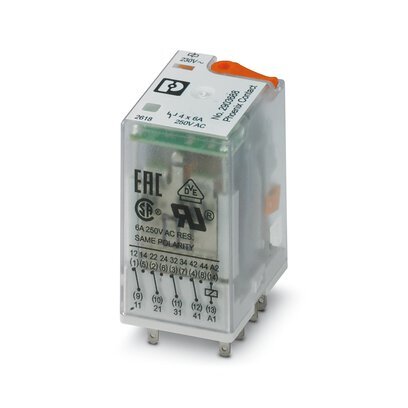 Phoenix Contact Relé De Potencia Industrial De 4 Polos 230VAC - 2903688