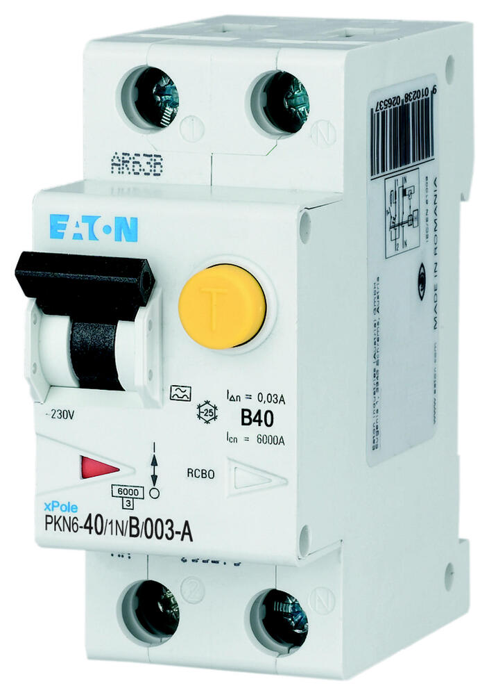 Interruptor RCBO 40A 30mA Tipo B 6kA - 236756