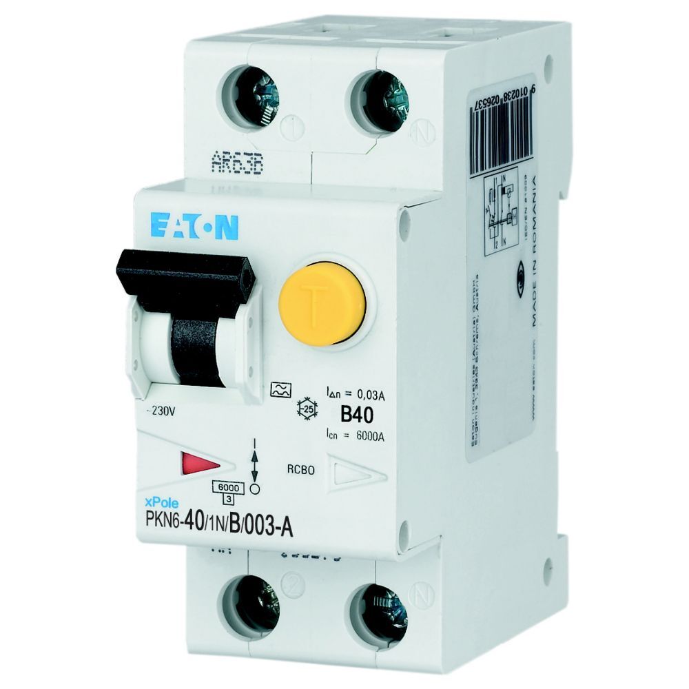Interruptor RCBO 40A 30mA Tipo B 6kA - 236756