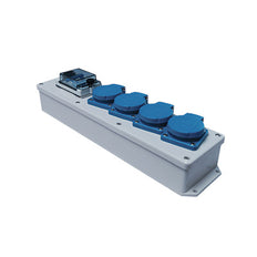 Hateha Caja De Distribución De Energía Industrial De 4 Vías 16A 230V IP44 - 12.212.083