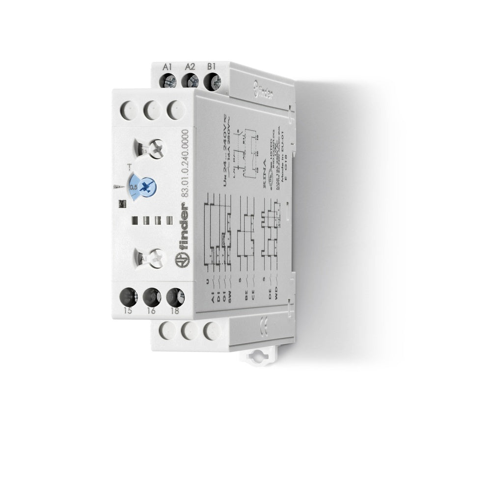 Finder 83 Serie Relé Temporizador Multifuncional 16A 24-240V - 83.01.0.240.0000