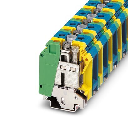 Phoenix Contact Pe/N Bloque De Terminal De Riel Din 35Mm² - 3008054