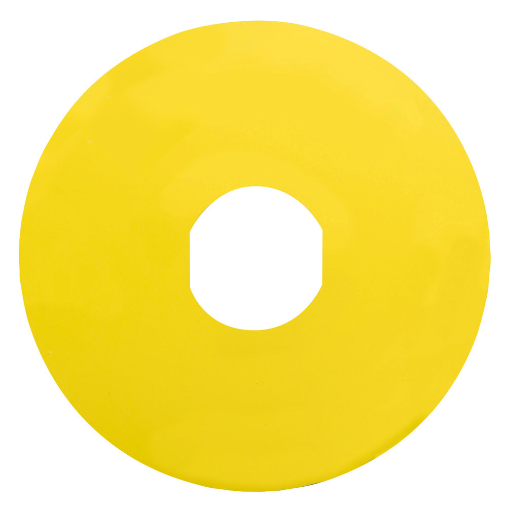 Etiqueta De Parada De Emergencia Schneider Electric 90mm Amarillo - ZBY8101 [2 Piezas]