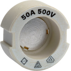 Hager LE33P50 push-in Medidor Cerámico Tornillo DIII 50A 500V - LE33P50 [5 Piezas]