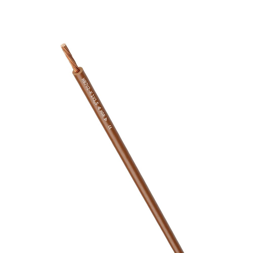 H07V2-K Cable De Instalación Monocore 10mm² 90°C Marrón - 4519035 [100 Metros]