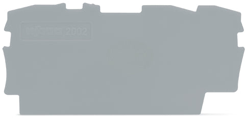 Wago TopJob S Placa Final Gris - 2002-1391 [20 Piezas]
