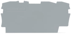 Wago TopJob S Placa Final Gris - 2002-1391 [20 Piezas]