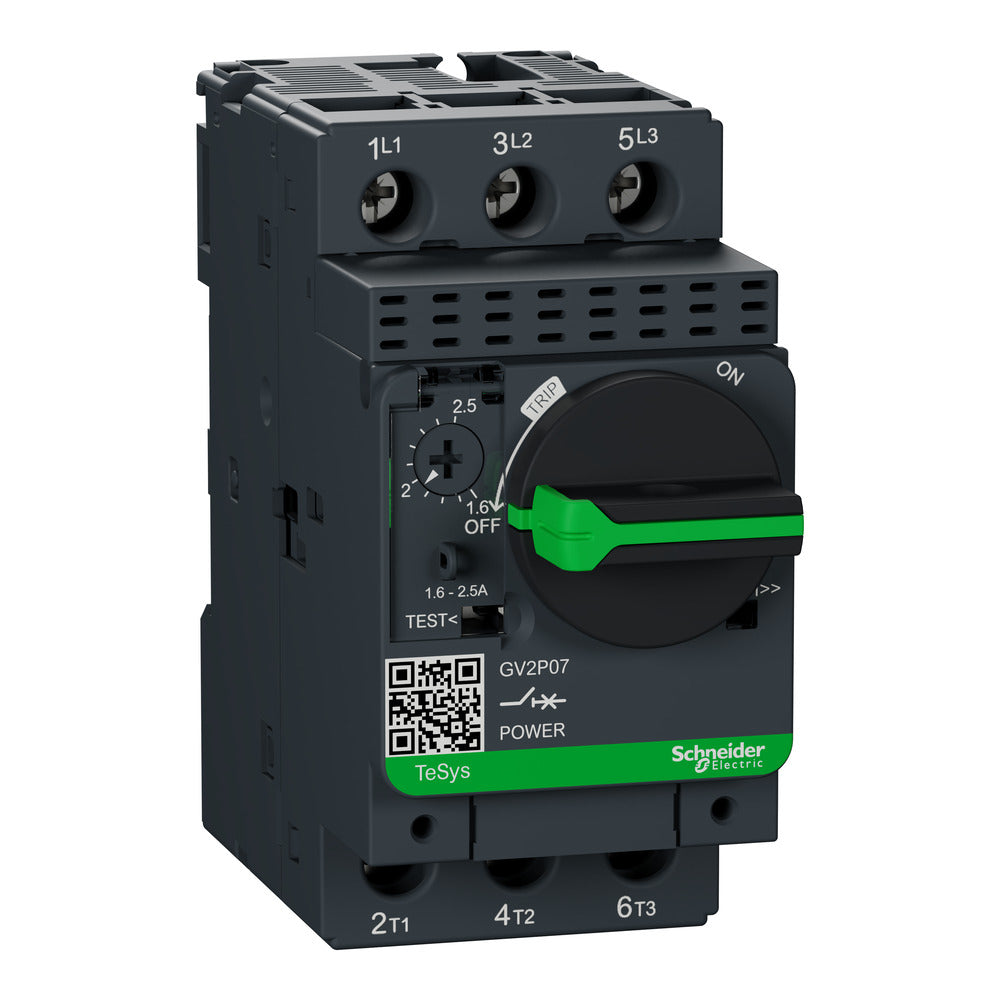 TeSys GV2P07 Interruptor Automático De Motor 1.6-2.5A - GV2P07