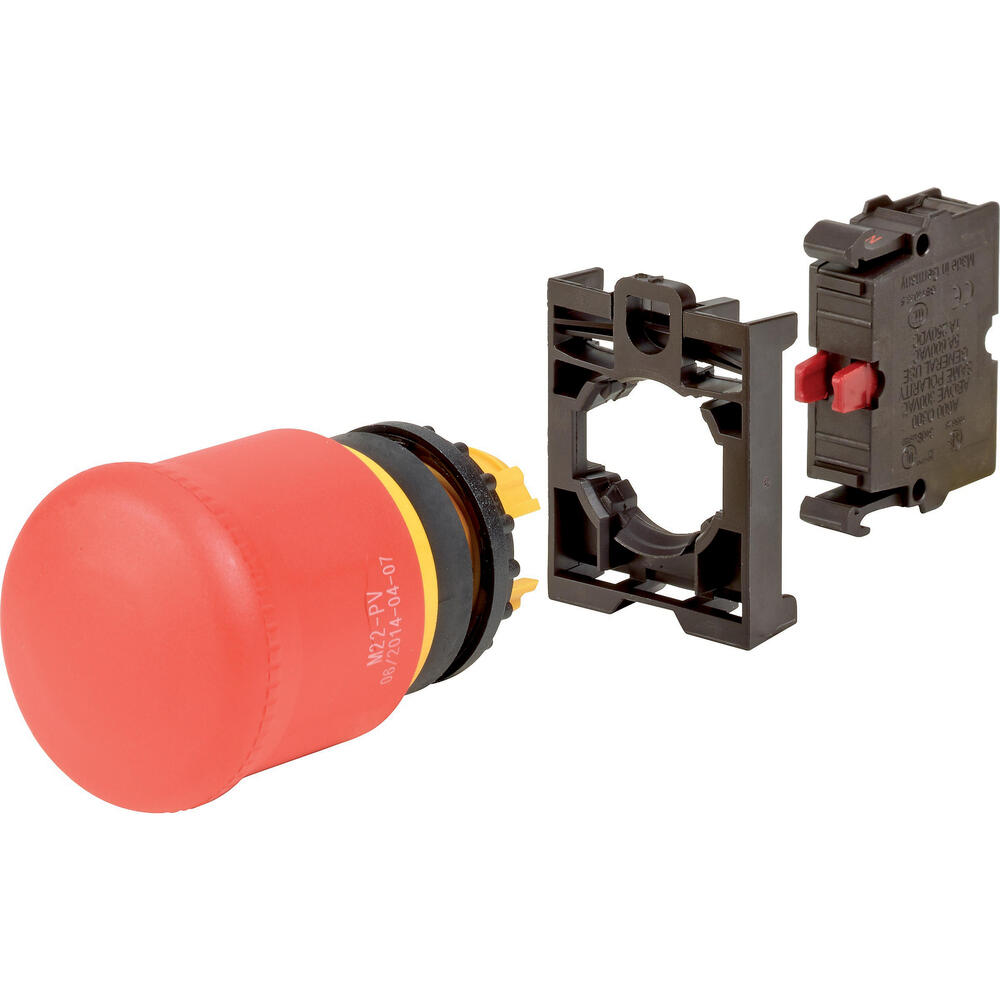 Botón De Parada De Emergencia Rmq Titan Con Contacto Nc - 110938