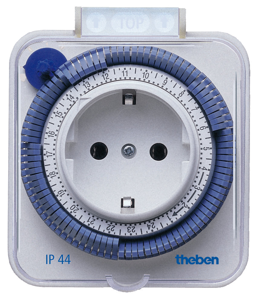 Temporizador Theben 26 IP44 Enchufe Analógico Interruptor De Tiempo - 0260855