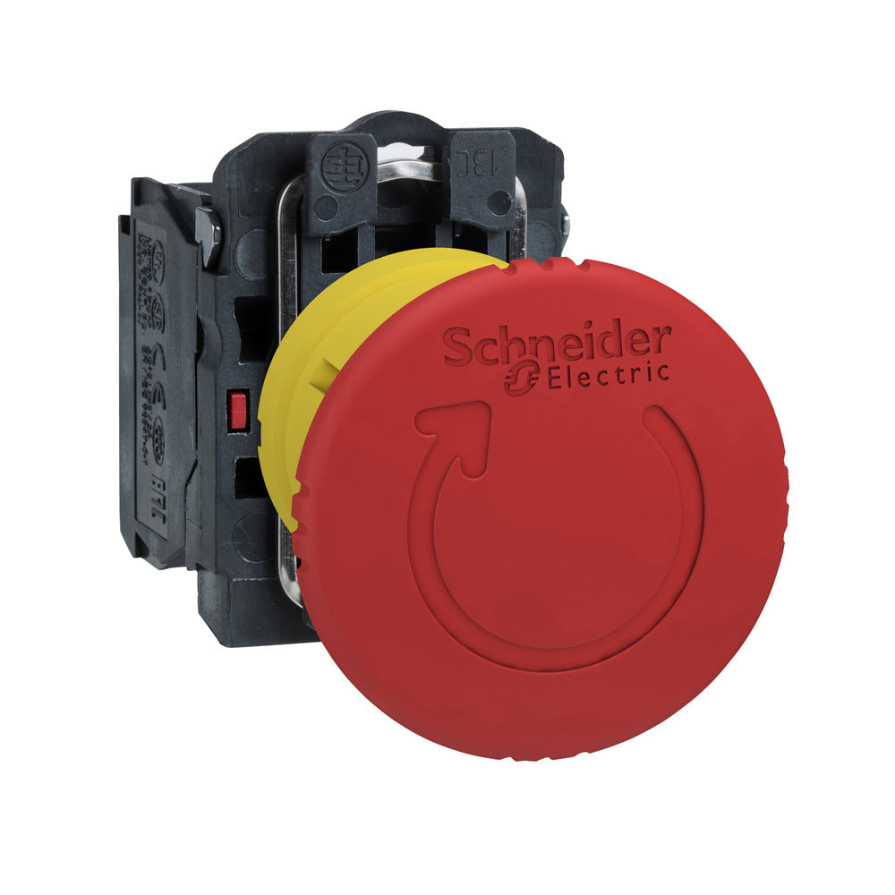 Schneider Electric XB5 Botón De Parada De Emergencia 40mm - XB5AS8442