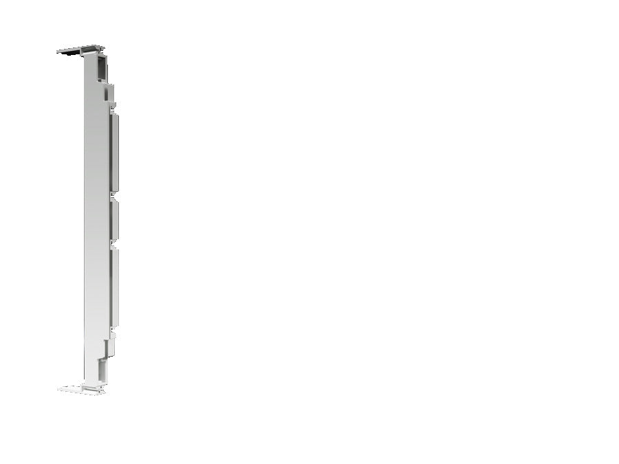 Rittal RiLine60 OM Tira De Extensión 10x208mm - 9340290 [2 Piezas]