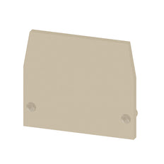 Placa Final Bloque De Terminal Protección 22,5 X 1,5 Mm Beige - 0340560000 [20 Piezas]