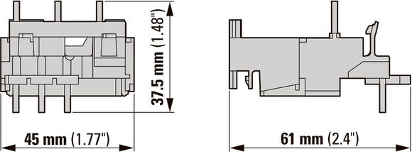 Eaton PKZM0 Arrancador De Motor Módulo De Enlace Tamaño 1 - 179646 [5 Piezas]