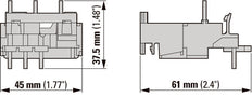 Eaton PKZM0 Arrancador De Motor Módulo De Enlace Tamaño 1 - 179646 [5 Piezas]