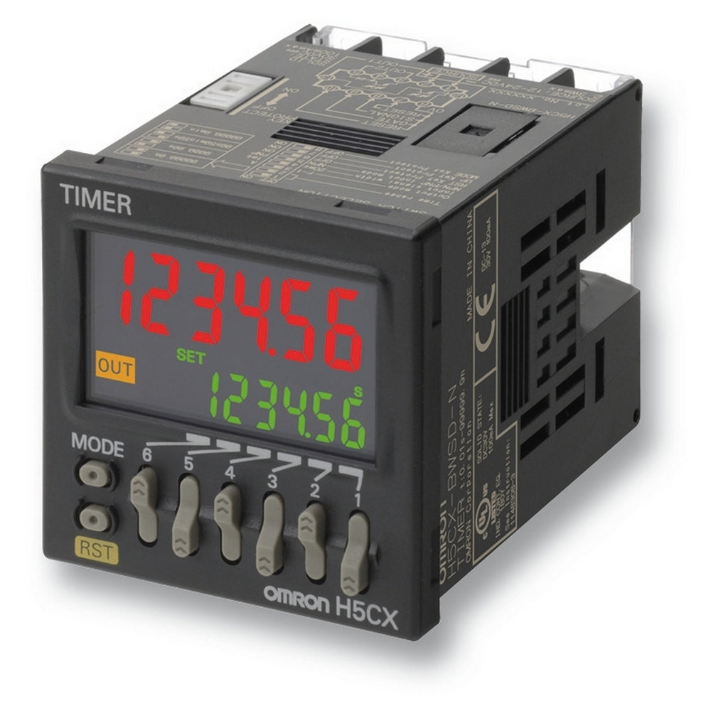 Omron H5CX Temporizador Digital Multifuncional 48x48mm - H5CX6006D