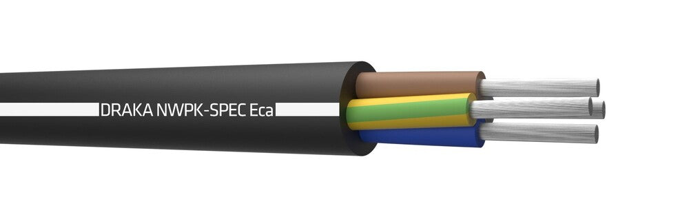 Draka Alta Resistencia Cable Neopreno 4G2.5mm² Eca Grado - 820744 [5 Metros]