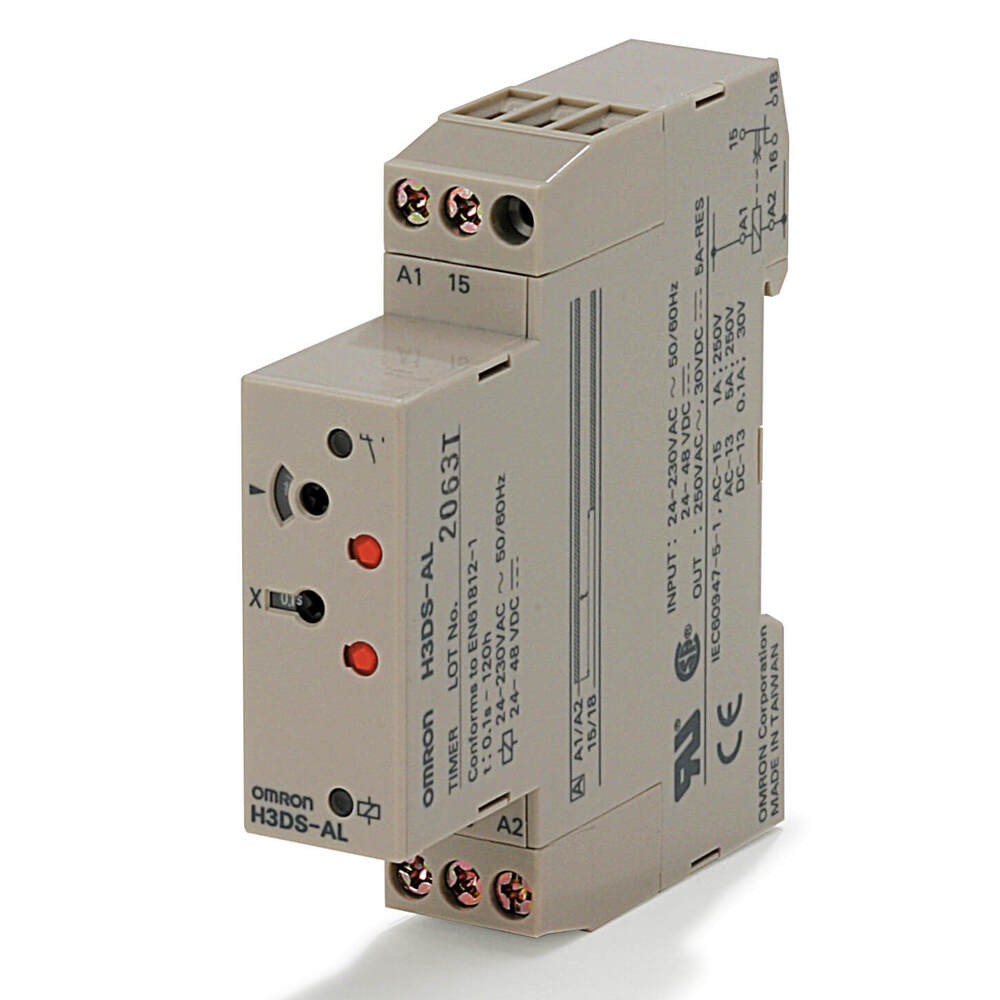 Temporizador DIN Inteligente H3DS 24-230V Con Función De Retraso - H3DS8009D