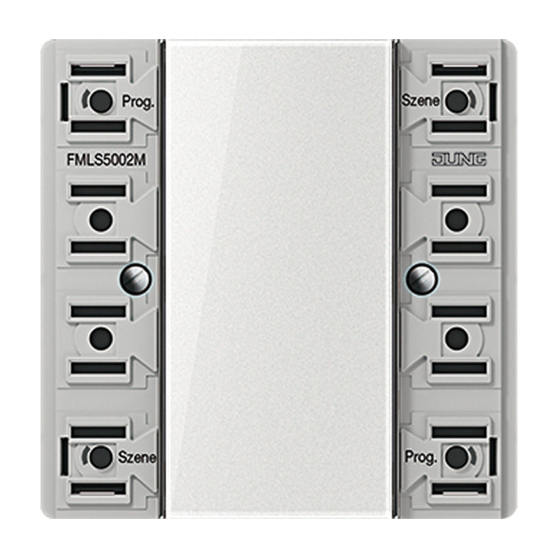 Jung Enet Transmisor Inalámbrico De Pared De 2 Canales Serie LS - FMLS5002M