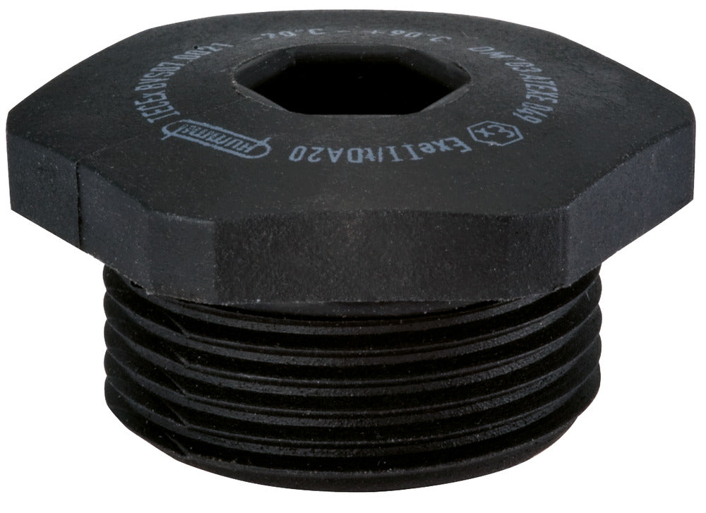 V-Ex M20x1.5 Tapón De Sellado De Poliamida Negro - 1297200150 [5 Piezas]