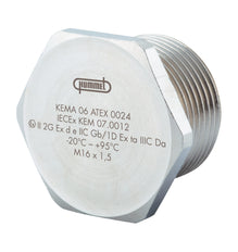 Hummel M20x1.5 Níquel Latón Ex-D Tapón Ciego - 1875200050