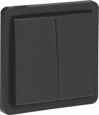 Niko Hydro IP55 Interruptor Doble De Dos Vías Negro - 761-32600