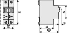 Eaton 2P Rcbo Interruptor Diferencial 16A 30mA Tipo B - 170881