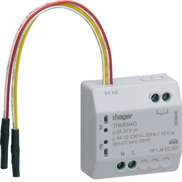 Hager Knx Rf Interruptor Actuador Módulo - Trm694G