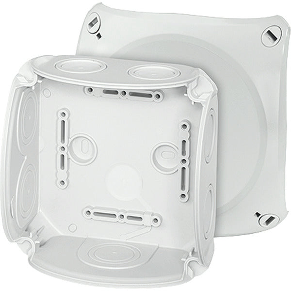 Caja De Conexiones Hensel IP66 130x130mm Con Cerraduras Rápidas - DK 0600 G