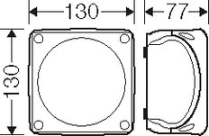 Hensel KX 0606 C Caja De Conexiones Ex-Proof De 5 Polos IP66 - KX 0606 C