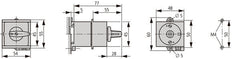 Interruptor De Control Eaton T0 20A Manual-0-Automático - 026991