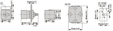T0 Series Control Switch 20A Hand-0-Auto IP65 Panel Mount - 019872