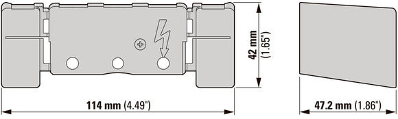 Eaton P3 Cubierta De Terminales De 3 Polos Para Desconectadores - 021999