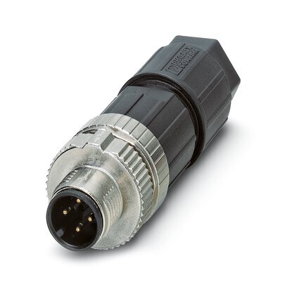 Conector Recto M12 De 4 Pines Con Resorte De Bloqueo - 1424657