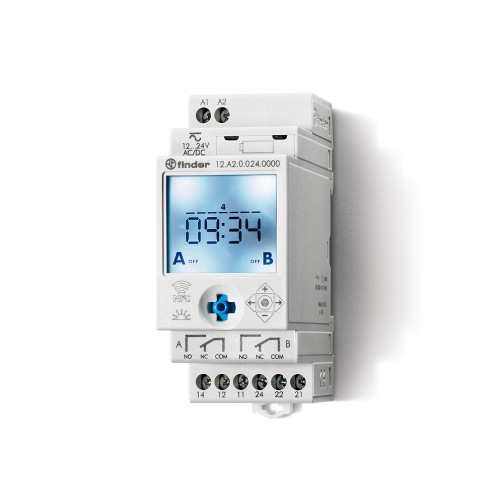 Finder 12A2 Astro Interruptor De Tiempo Digital 16A NFC - 12.A2.0.024.0000