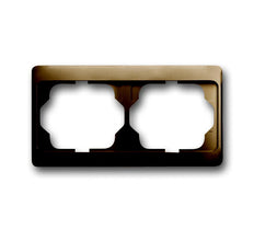 ABB Busch-Jaeger Doble Tapa Marco Bronce Horizontal - 2CKA001754A4383