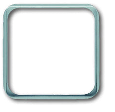 ABB Busch-Jaeger 50x50mm Adaptador Tapa Blanca Alpina - 2CKA001726A0181 [2 Piezas]